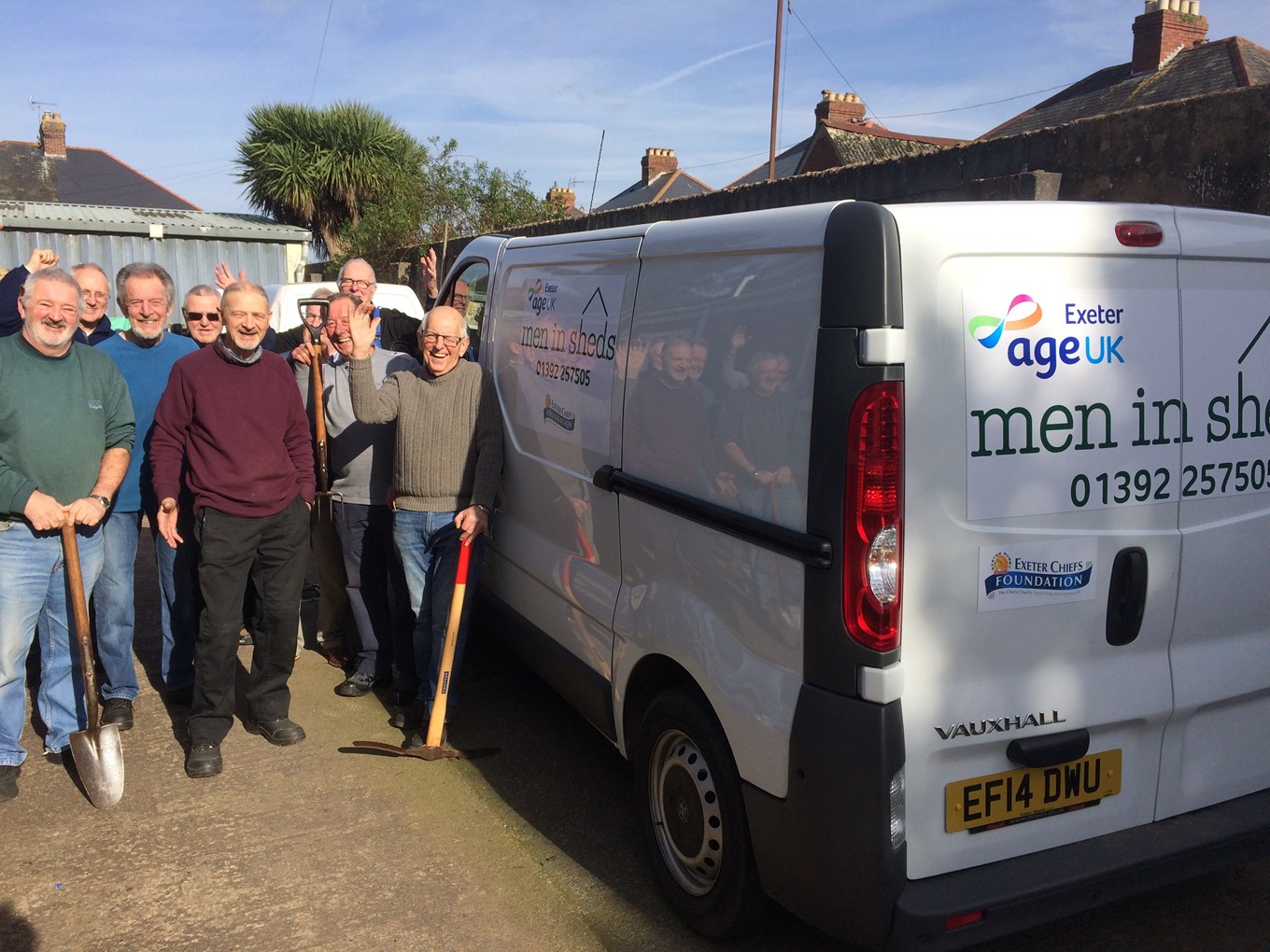 New Vehicle For Age Uk Exeters Men In Sheds Projet